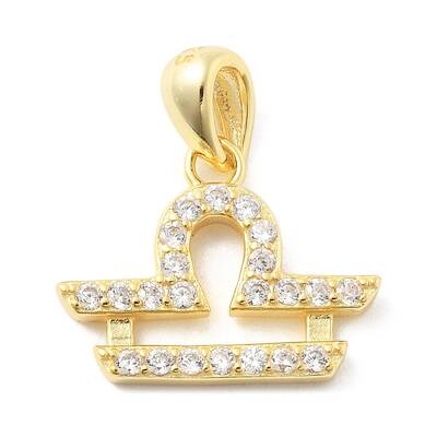 925 Sterling Sliver Micro Pave Clear Cubic Zirconia Pendants