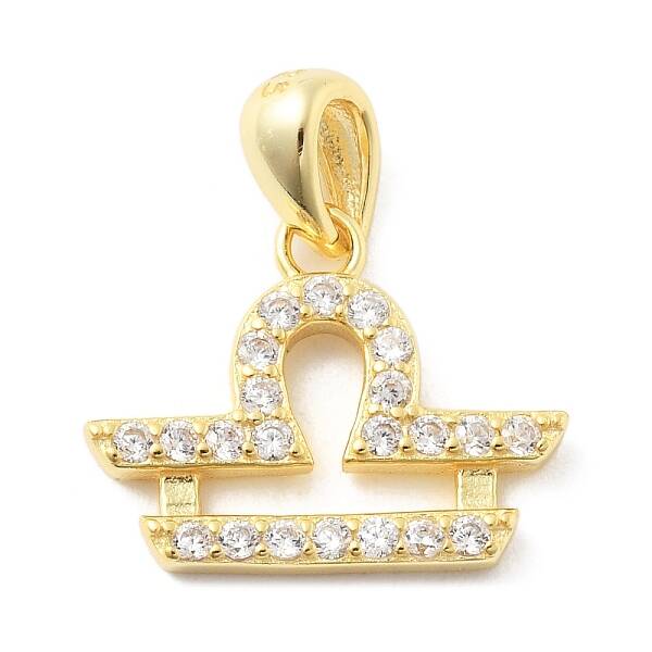 925 Sterling Sliver Micro Pave Clear Cubic Zirconia Pendants