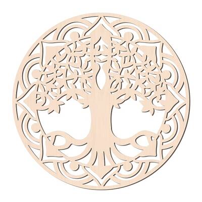 Laser Cut Wooden Wall Sculpture