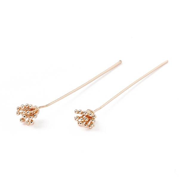 Brass Flower Head Pins