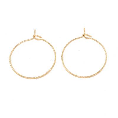Ion Plating(IP) 316 Surgical Stainless Steel Hoop Earrings Findings