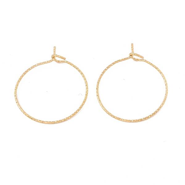 Ion Plating(IP) 316 Surgical Stainless Steel Hoop Earrings Findings