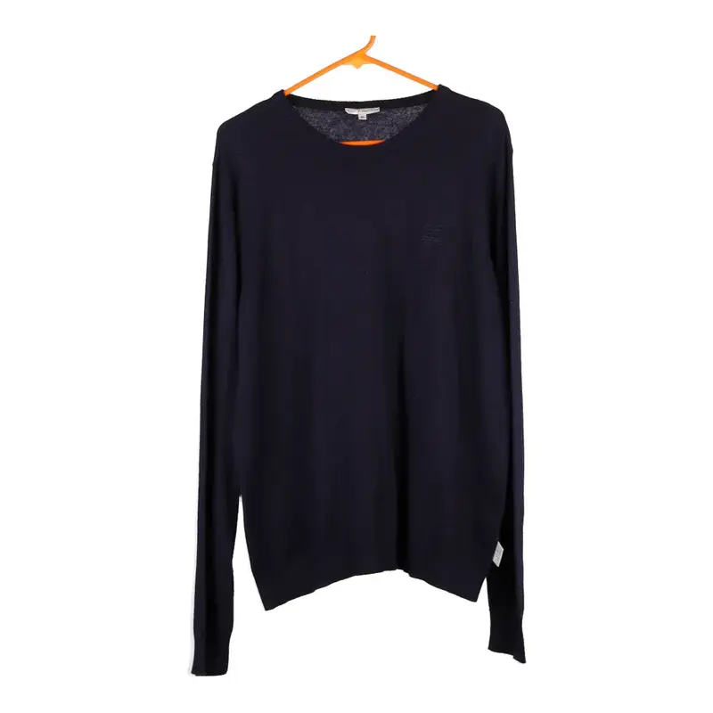 Gf Ferre Jumper - XL Navy Cotton Blend