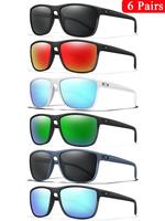 Unisex Simple Style Sunglasses, Trendy Casual Sunglasses for Everyday Use, Fashion Accessories for Outdoor Activities, Includ...