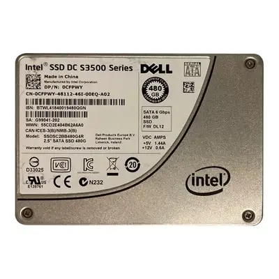 SSDSC2BB480G4R Intel DC S3500 480GB Multi-Level Cell SATA 6Gb/s 2.5-Inch Solid State Drive