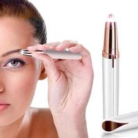 Electric Eyebrow Trimmer Women's Eyebrow Pencil Automatic Eyebrow Knife Hair Removal Beauty Trimmer Stainless Steel