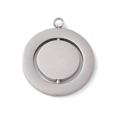 Non-Tarnish 304 Stainless Steel Turnable Pendants