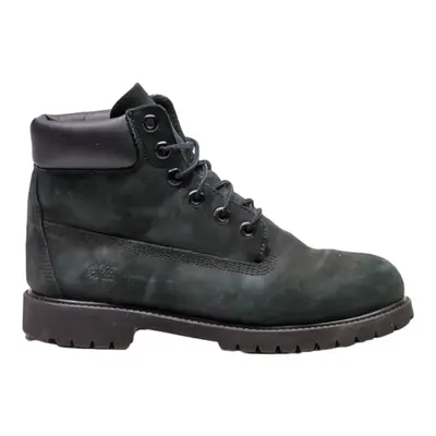 Lace-Up Boots Black Leather Mens UK 5.5