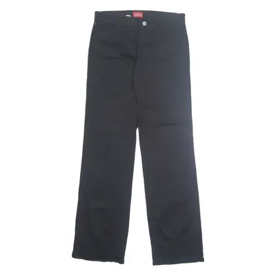 DICKIES Womens Trousers Black Regular Bootcut W28 L31