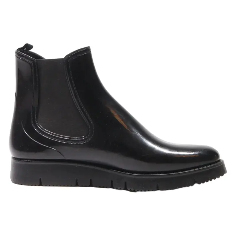 SCHOLL Wellie Boots Black Synthetic Womens UK 6