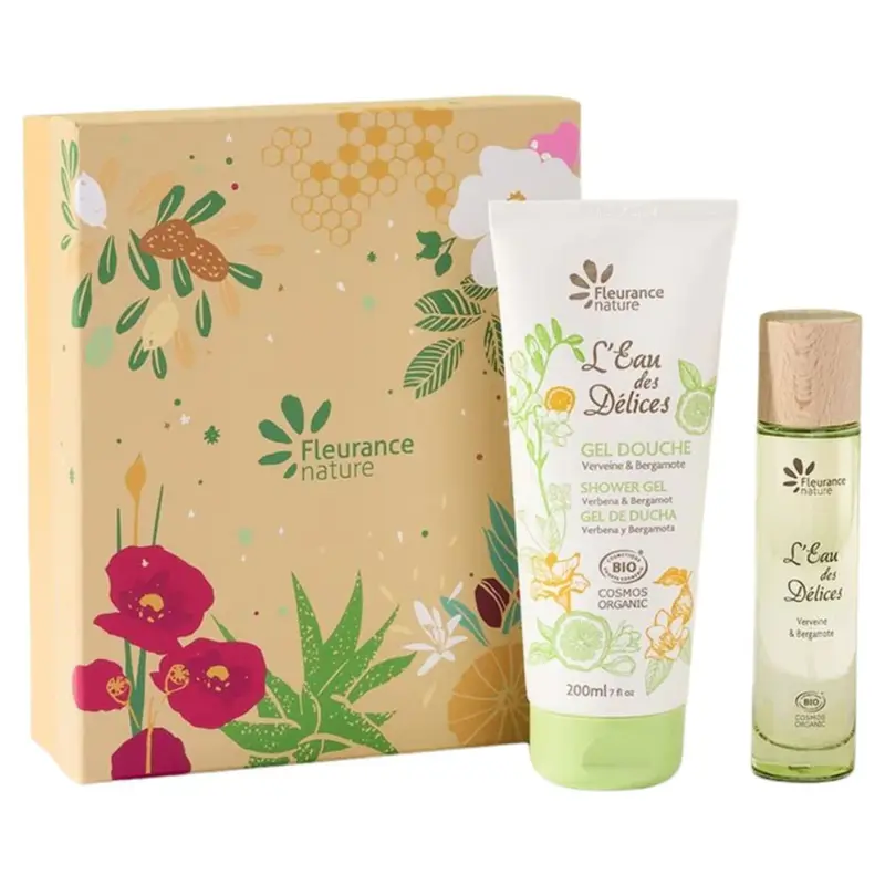 Fleurance nature L'Eau des Délices Verbena and Bergamot Gift Set