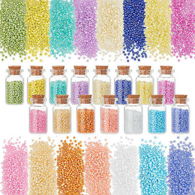 9990Pcs 15 Style Glass Seed Beads