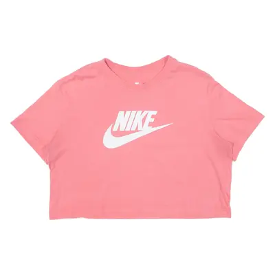NIKE Loose Fit Cropped Womens T-Shirt Pink M