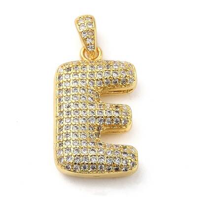 Brass Micro Pave Cubic Zirconia Pendants