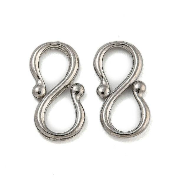 Non-Tarnish 304 Stainless Steel S-Hook Clasps
