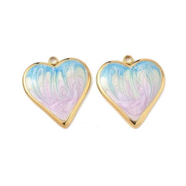 304 Stainless Steel Enamel Pendants
