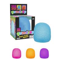 Schylling NeeDoh Gumdrop - Sensory Toy with a Groovy Gratifying Squeeze-Gumdrop Shape in four Colors Blue, Pink, Purple, and ...