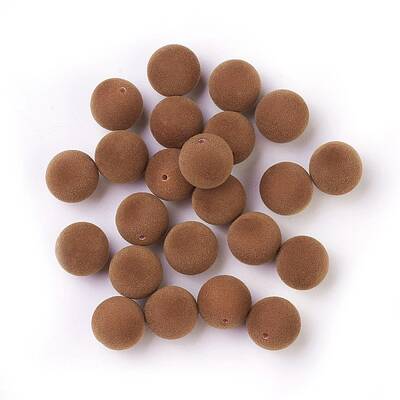 Flocky Acrylic Beads