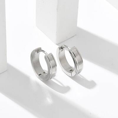 304 Stainless Steel Hoop Earrings for Women