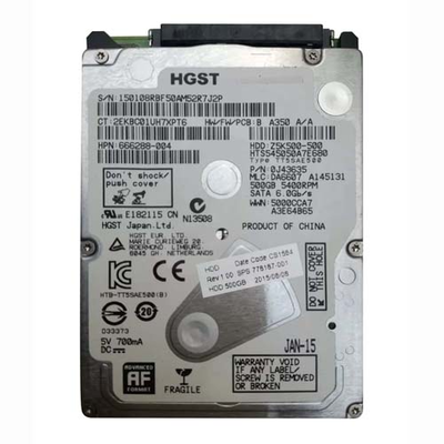 778187-001 HP 500GB 5400RPM SATA 3Gb/s 2.5-inch Hard Drive