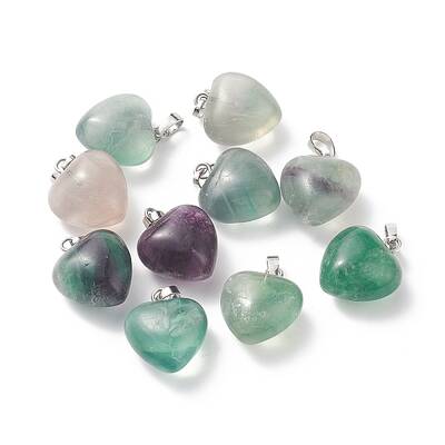 Natural Fluorite Pendants