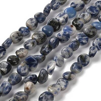 Natural Blue Spot Jasper Beads Strands