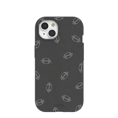 Black Football iPhone 15 Case