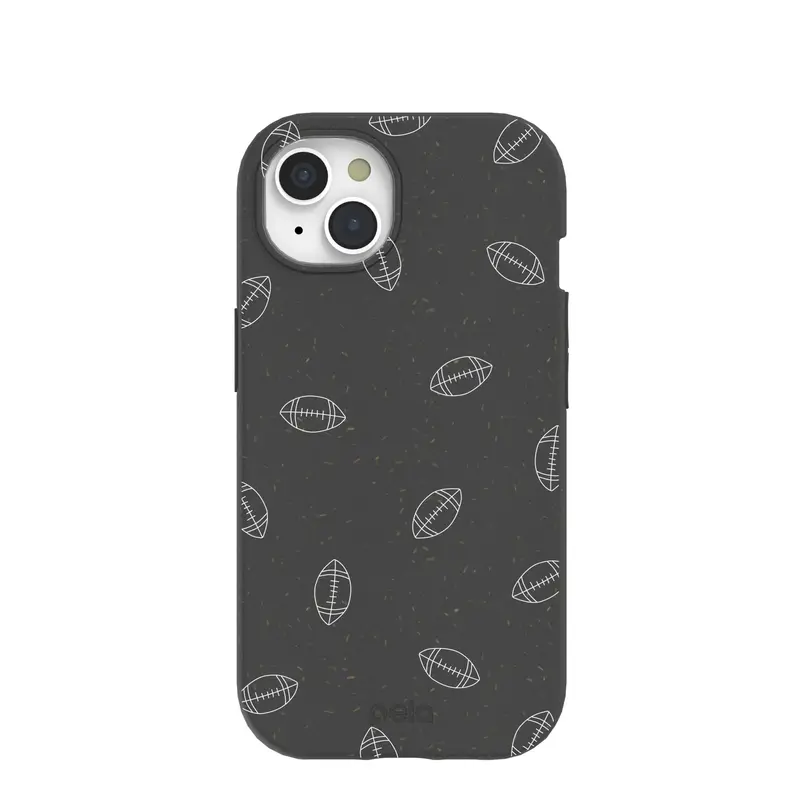 Black Football iPhone 15 Case