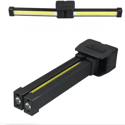 Gym Lamp for Posing - Portable Magnet LED Flashlight with Hanging Hook, 180 Degree Folding Magnetic Work Light, 7th Gear Dimm...