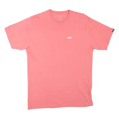 VANS Mens T-Shirt Pink M