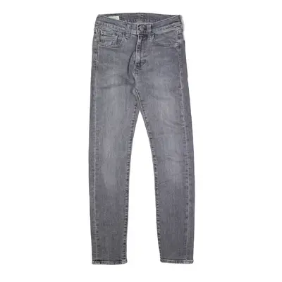 LEVI'S 519 BIG E Jeans Grey Denim Slim Skinny Mens W29 L30
