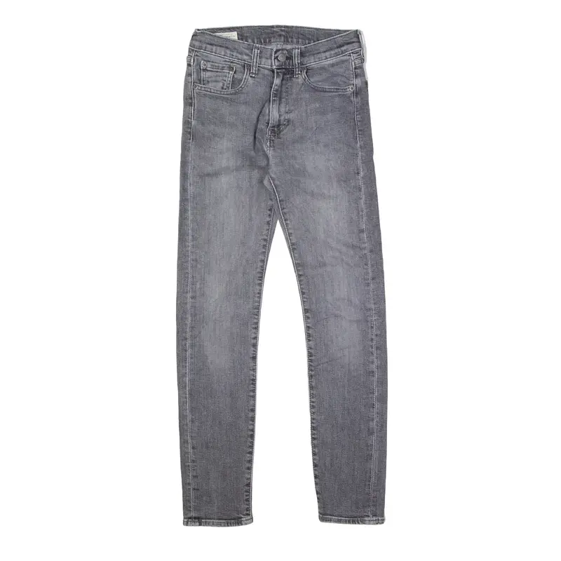 LEVI'S 519 BIG E Jeans Grey Denim Slim Skinny Mens W29 L30