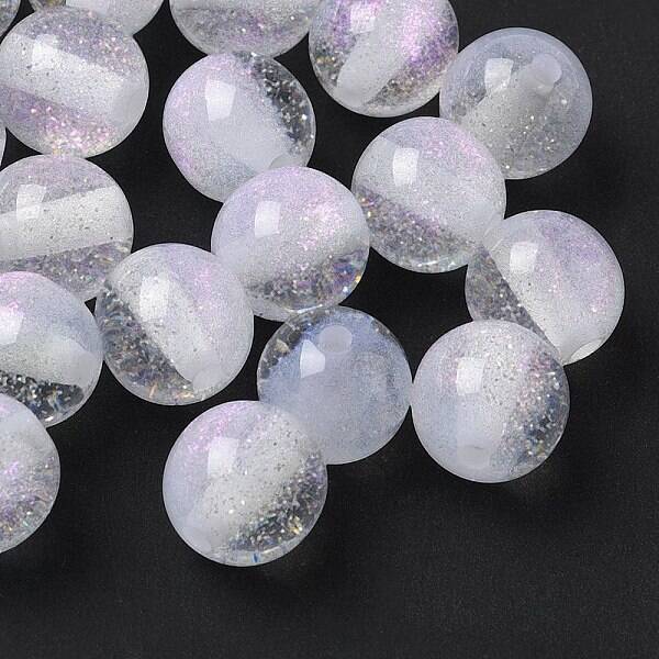 Two Tone Resin Beads