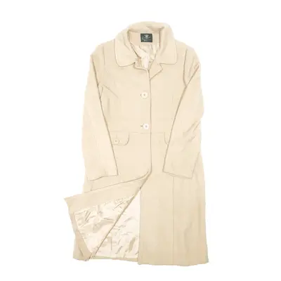 FLY TO THE SKY Overcoat Jacket Cream Womens M