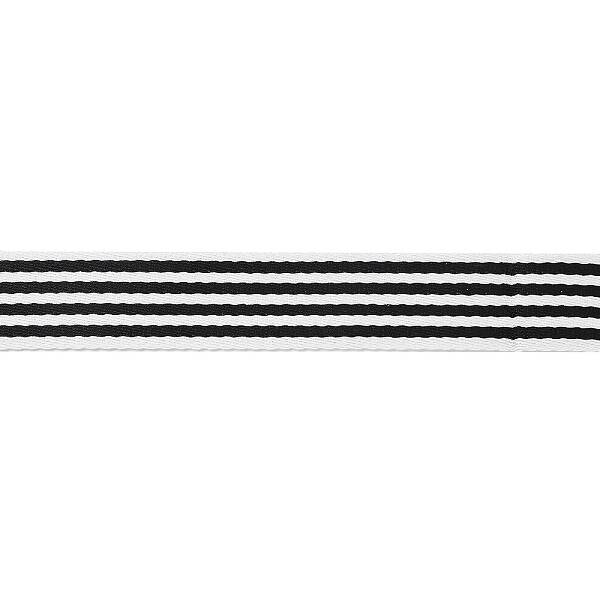 Flat Polycotton Stripe Ribbon