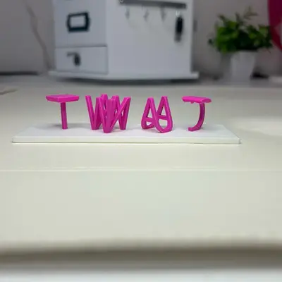 Two-faced 3D Printed Not Safe For Work Plate