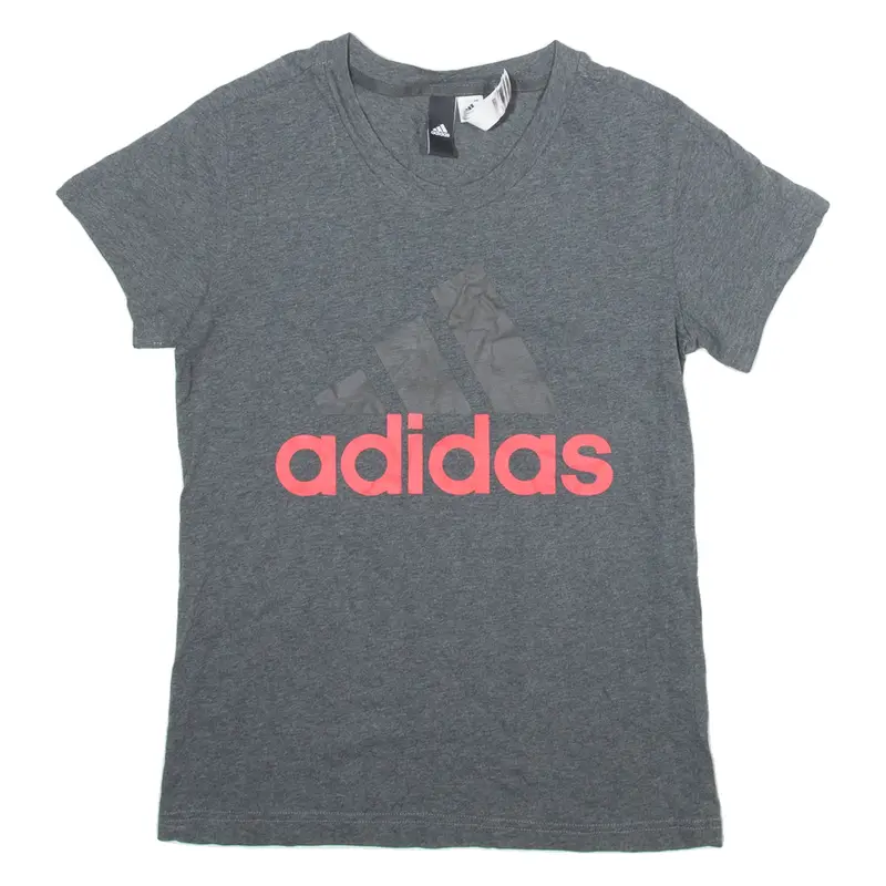ADIDAS Girls T-Shirt Grey S