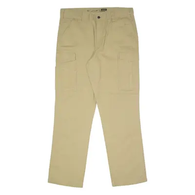 CARHARTT Cargo Workwear Mens Canvas Trousers Beige Relaxed Straight W36 L32
