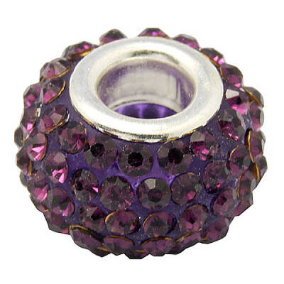 Resin Rhinestone Beads