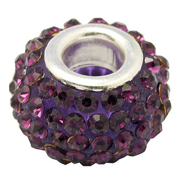 Resin Rhinestone Beads