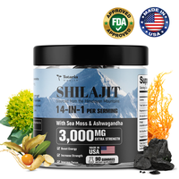 Totaria Pure Himalayan Shilajit Gummies (90 gummies) With Sea Moss, Ashwagandha, Rhodiola Rosea & COQ10 | FDA,3rd-party Teste...