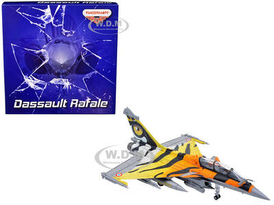 Dassault Rafale B Fighter Jet Ocean Tiger with Missile Accessories Panzerkampf Wing Series 1/72 Scale Model by Panzerkamp...