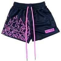 Kill Crew Muay Thai Flame Shorts - Workout Clothes, Fit, Versatile Design for Various Activities