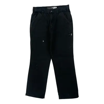 Carhartt Trousers - 32W 30L Black Cotton Blend | Size: 32″ waist