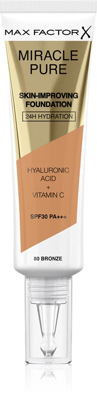 Fondotinta Max Factor Miracle Pure SPF30 80-Bronzo