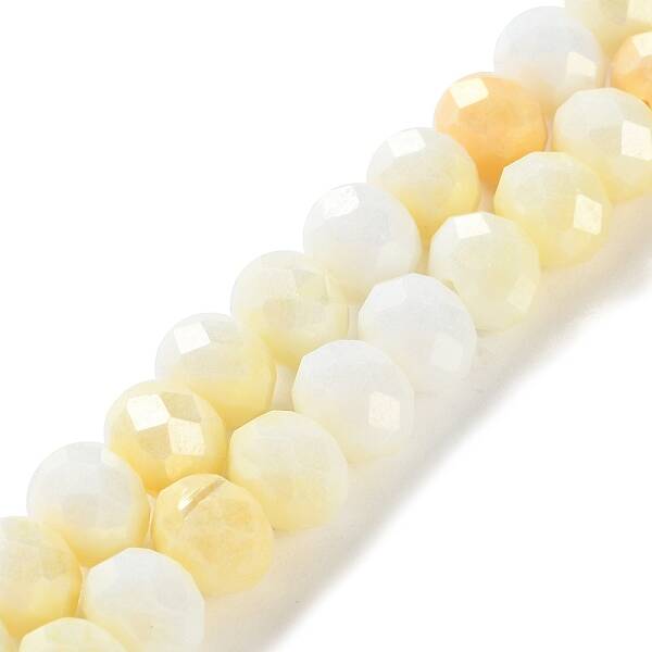 Electroplate Handmade Lampwork Beads Strands
