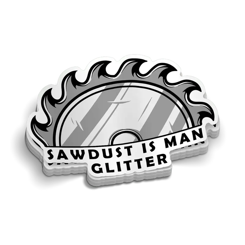 Sawdust - Hard Hat Decal