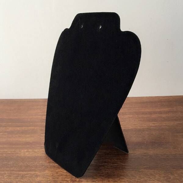 Flocked Cloth with Paperboard Jewelry Display Stands