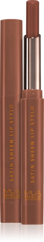 MUA Makeup Academy Satin Sheen satin lipstick color Heartfelt 1.5 g