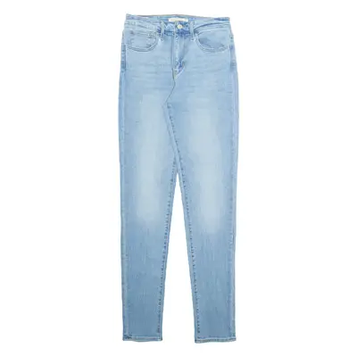 LEVI'S 721 Womens Jeans Blue Regular Tapered Stone Wash W27 L34